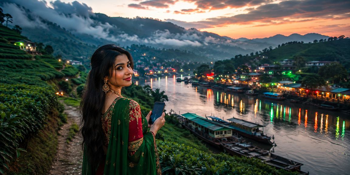 বান্দরবানে মোবাইলে ee333 হোমস্ক্রিন শর্টকাট ব্যবহার করছেন একজন খেলোয়াড়